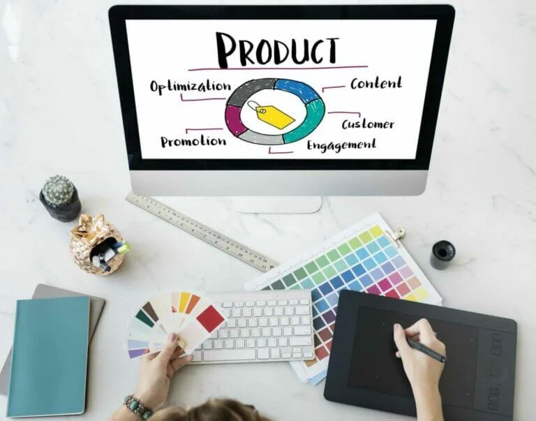 multi-channel-ecommerce-marketing-Promotion Product Strategy Marketing Concept