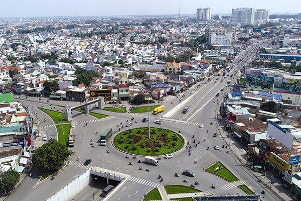 Bien Hoa City Centre In Dong Nai Province in Vietnam.