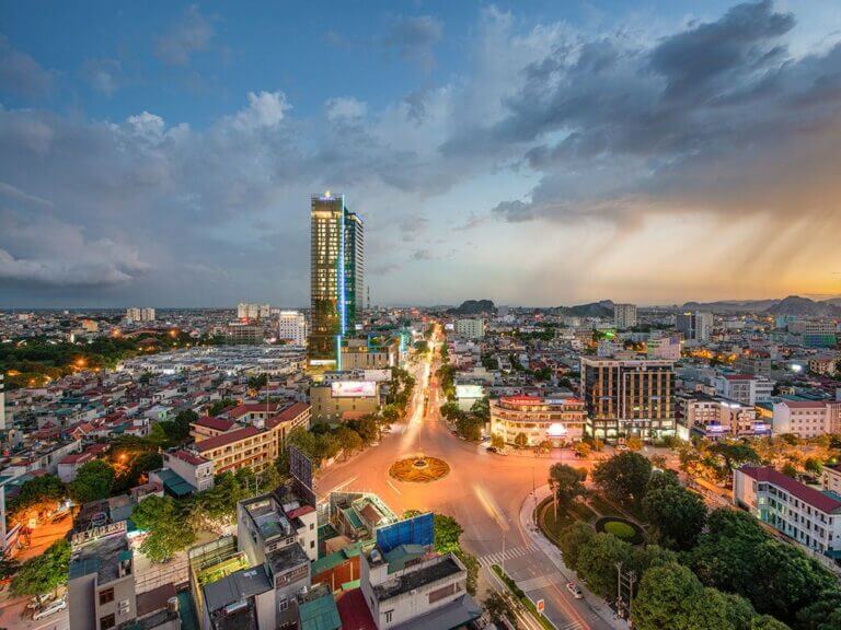 Thanh Hoa City view at night