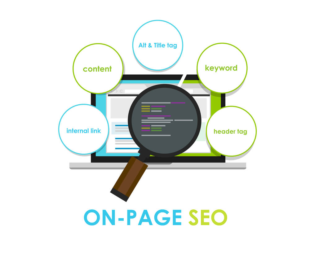 infographic showing onpage seo ranking factors