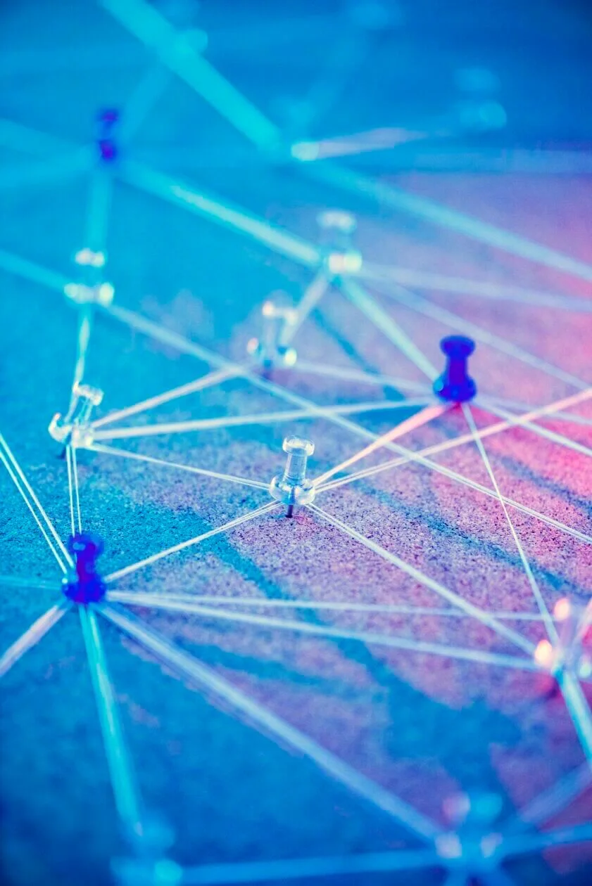 Internet network connecting operating systems simulated