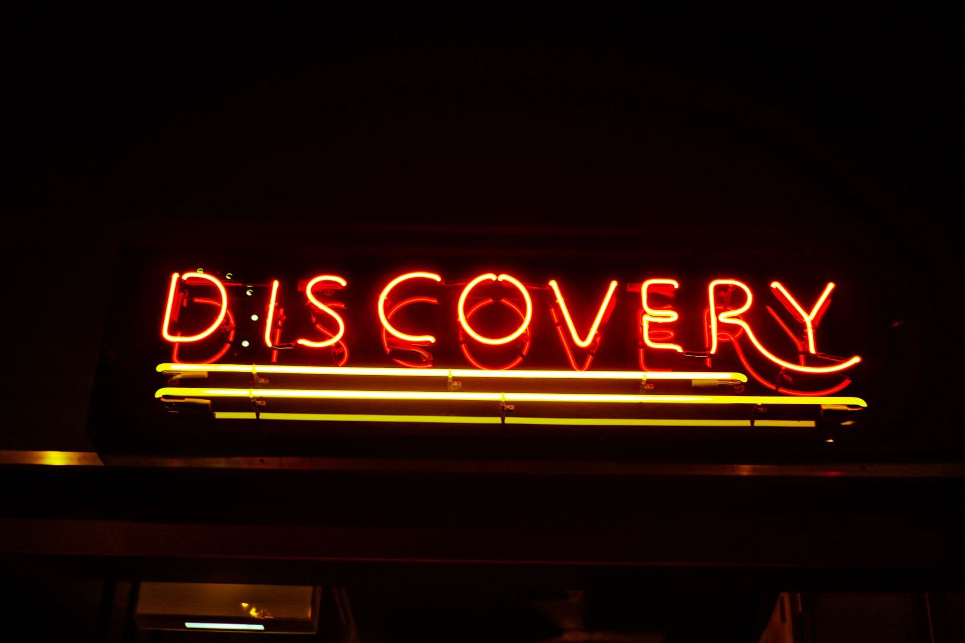 The word discovery in neon is a stage we complete when providing blog services
