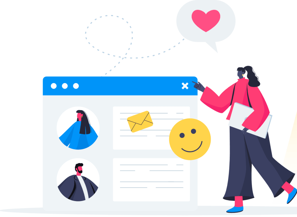 illustration of web design agency vietnam