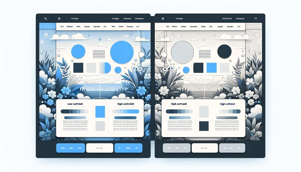 improving visual accessibility through contrast