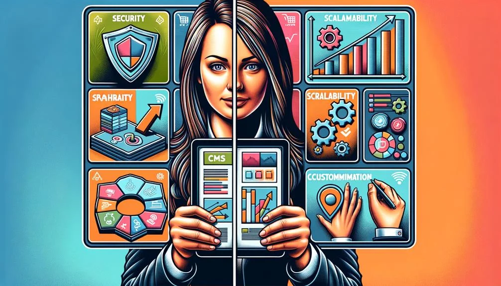 Top 7 CMS Options for Small Businesses - Web Design Saigon key cms selection factors